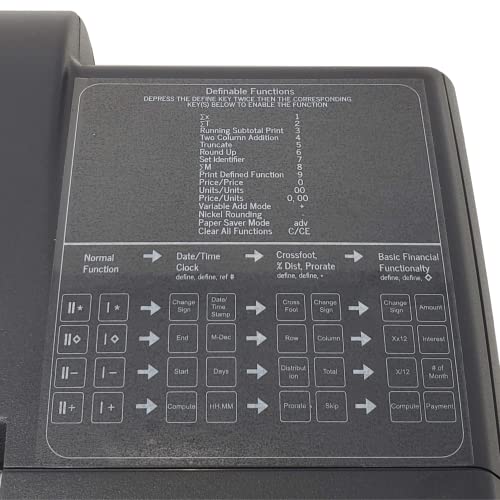 Monroe ClassicX 12-Digit Heavy-Duty Printing Calculator - Enclosed Paper Roll, Velvet Touch Keys, 5 Lines/Sec, Dual Memory - Professional Accounting Calculator
