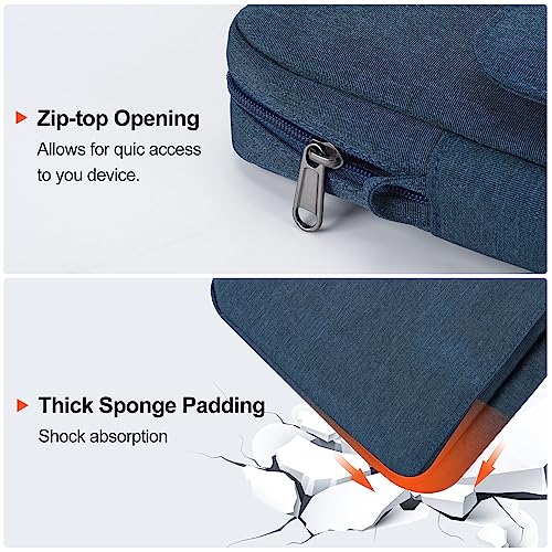 12.9-14.2 Inch Tablet Sleeve Bag for Samsung Galaxy Tab S11 S10 S9 S8 Ultra 14.6",13" iPad Air M2 M3 M4/Pro M5 M4/Pro 12.9, MacBook Air 13.6"/Pro 14.2"/Neo 13/Surface Laptop/Surface Pro 11 Case-Blue - color: Blue