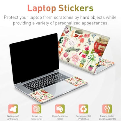 12 13 13.3 14 15.4 15.5 15.6 Inch Laptop Skin Decal, Sticker Skin Decals for Notebook Netbook PC, Universal Reusable Vinyl Laptop Cover Sticker Art Protector I Love Life Fashion Stickers - color: Love Life Fashion Stickers