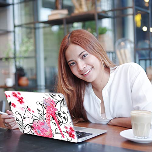 Butterflies High Heel 11.6 13 13.3 14 15 15.4 15.6 Inch Netbook Laptop Skin Sticker Reusable Protector Cover YNEK-124 - color: YNEK-124