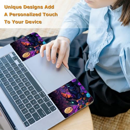 Universal Laptop Skin Sticker with 2 Wrist Pad Decals, 3-Piece Removable Vinyl Laptop Cover, Color Cute Dragon Waterproof Anti-Scratch, Easy-Trim Fit for 13.3" 14" 15.6" Laptops - color: Color Cute Dragon