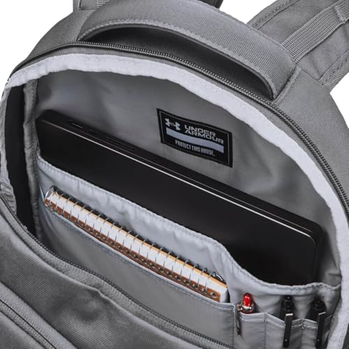 Under Armour Unisex Hustle 6.0 Backpack, Castlerock/Steel - color: (025) Castlerock / / Steel, size: One Size