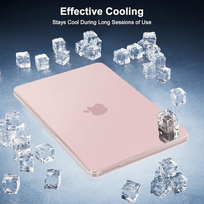 MOSISO Compatible with MacBook Neo Case 13 inch 2026 Release Model A3404 | Seamlessly Closes & Fingerprint-Resistant Protective Hard Shell Cover, Great for Work Travel Study Daily Use, Blush Clear - color: Blush Clear