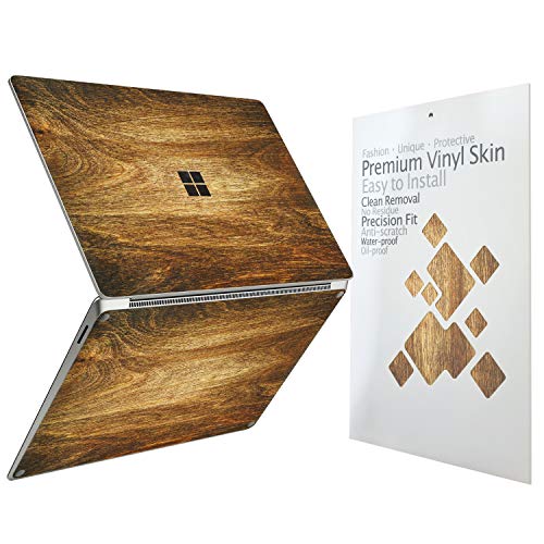Ultra Thin Protective Cover Skin Decal Sticker for Microsoft Surface Laptop 5 (2022 Release)/Laptop 4/Laptop 3 13.5", Easy Apply, Anti-Scratch, Residue Free Vinyl Skin [Wood Texture] - color: Wood Texture, size: Surface Laptop5/4/3-13.5''