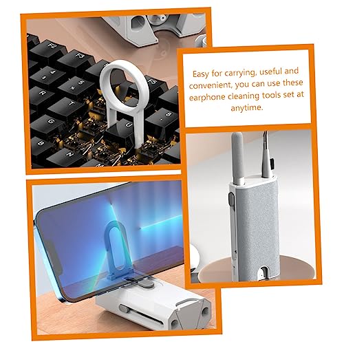 LIOOBO 1Set Electronics Cleaning Multi Functional Keyboard Screen Brush for Headphones Laptops and Tablets Portable Safe Materials Dust and Removal