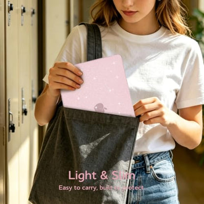B BELK for MacBook Neo 13 inch Case 2026, Sparkly Glitter Hard Shell Case & Keyboard Cover & Screen Protector, Scratch Resistant Protective Laptop Cover for MacBook Neo 13 inch Model A3404, Blush Pink - color: Glitter Blush