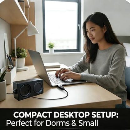 Gikfun USB Computer Speaker, 4Ohm 5W Woofer, for Arduino, PC, Laptop | Loudspeaker with Plug and Play Desktop, and Game Console Diy