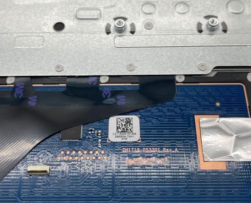 Replacement Upper Case Palmrest for HP 15T-DW 15-DW 15S-DR 15S-DU Series Laptop Backlight Keyboard Assembly Touchpad Top Cover L52022-001 AP2H8000510 Natural Silver - color: With Backlit Keyboard L52022-001