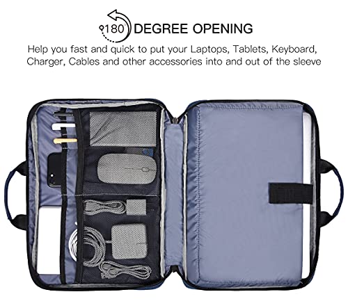 14-15 Inch Laptop Sleeve Case Men Women Bag for MacBook Pro 14 M5/M4/M3/M2, Macbook Air 15 M5/M4/M3, HP Pavilion/Chromebook 14, Dell Inspiron 14, Lenovo Acer ASUS Chromebook 14, Surface 15 Case,Blue - color: Blue, size: 13.5-15 Inch