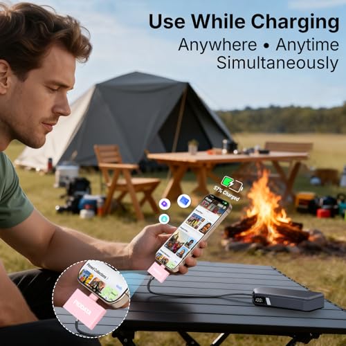 Micro SD Card Reader for iPhone 17/16/15, iPad, Android, Mac, PC, Laptop, USB C Memory Card Reader Adapter, Auto Photo Backup While Charging, Apple MFi Photo Stick iXflash Q w/Free App Pink - color: Pink