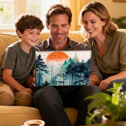Universal Laptop Skin Sticker Decal for 11.6”12" 13" 13.3" 14" 15" 15.4" 15.6" Reusable Waterproof Scratch-Scratch Resistant Protective Vinyl Laptop Notebook Skin Stickers - Forest Tree - color: Forest Tree