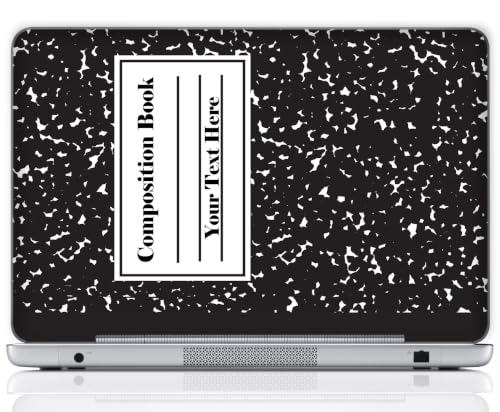 Custom Design Personalized Laptop Skin Sticker Cover Art Decal, Customize with Your Name or Text (13 Inch, Composition) - color: 3619, size: 13 Inch