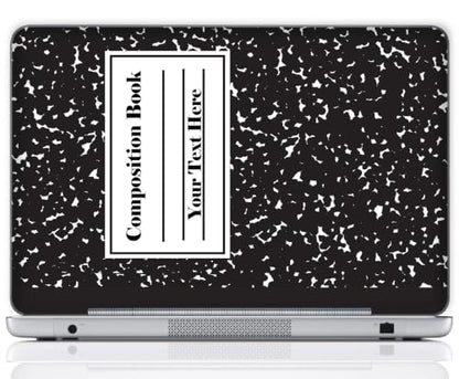 Custom Design Personalized Laptop Skin Sticker Cover Art Decal, Customize with Your Name or Text (13 Inch, Composition) - color: 3619, size: 13 Inch