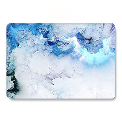 Case Compatible with MacBook Pro 13 inch 2012 2011 2010 2009 2008 Release with CD-ROM, Plastic Hard Shell Cover & Sleeve Bag & Keyboard Cover Skin for MacBook Pro 13 A1278,Blue Cloud - color: Blue Cloud, size: A1278(Pro 13 w/CD-ROM 2008-2012)