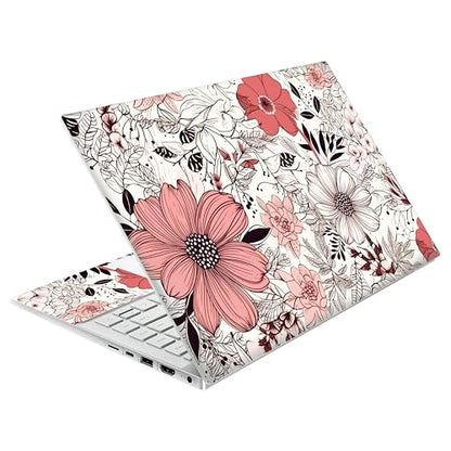 Laptop Skin Decal HP 14" - Botanical, Laptop Cover Sticker, No Cutting Required, No Bubble, Waterproof, Scratch Resistant - Including Wide Screen and Wrist Pad - size: 14 inch