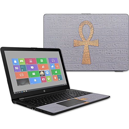 MightySkins Skin Compatible With HP 15t Laptop 15.6" (2017) - Ankh | Protective, Durable, and Unique Vinyl Decal wrap cover | Easy To Apply, Remove, and Change Styles | Made in the USA