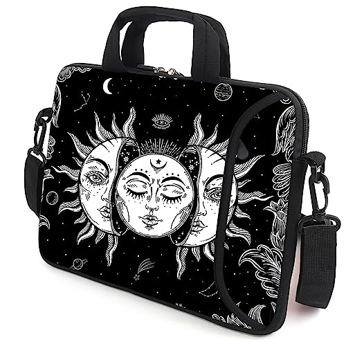 13" laptop bag laptop sleeve chromebook case adjustable shoulder strap with handle accessory pocket for men women (RYD-13-5) - color: Ryd-13-5