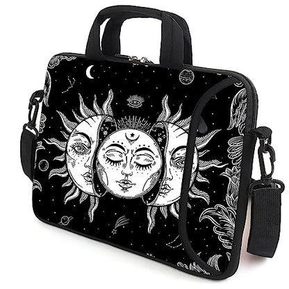 13" laptop bag laptop sleeve chromebook case adjustable shoulder strap with handle accessory pocket for men women (RYD-13-5) - color: Ryd-13-5