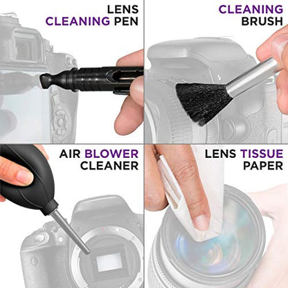 Altura Photo Camera Cleaning Kit, Full Frame Sensor Cleaner DSLR Mirrorless | Streak-Free Results, Includes Cleaner, Swabs, Pen, Blower, Brush, Cloth & Hard Case - style: Full Frame