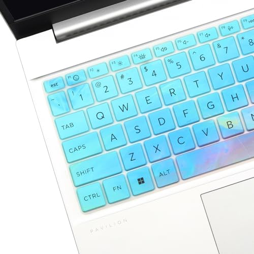 Keyboard Cover for HP 15.6" Laptop 15t 15z 15-fcxxxx 15-fdxxxx Series 2026 2025 2024, HP 15t-fd100/fd000 15-fd0083wm 15-fc0025dx 15-fc0093dx 15-fd0005dx fd0023dx, HP 250 255 G10 15.6 -Stylish Colorful - color: Colorful
