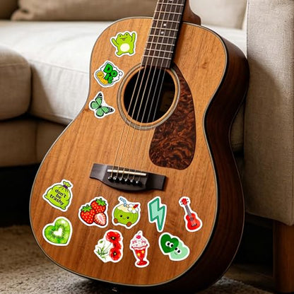 60 Pcs Funny Cartoon Water Bottle Stickers for Kids | Cute Laptop Decals, Waterproof Vinyl Sticker for Luggage Scrapbook Skateboard Phone Case DIY - color: Non-luminescent-492kscp