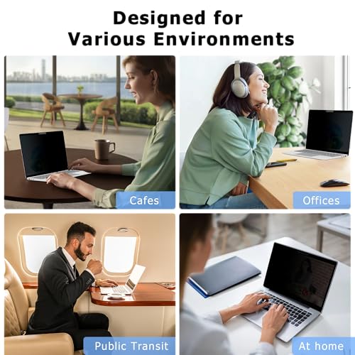 Megoo MagShield Privacy Screen for Surface Laptop 13 inch (2025), Magnetic Anti-Spy Film, Anti-Glare, Blue Light Filter, Washable Nano Adhesive, Removable Design