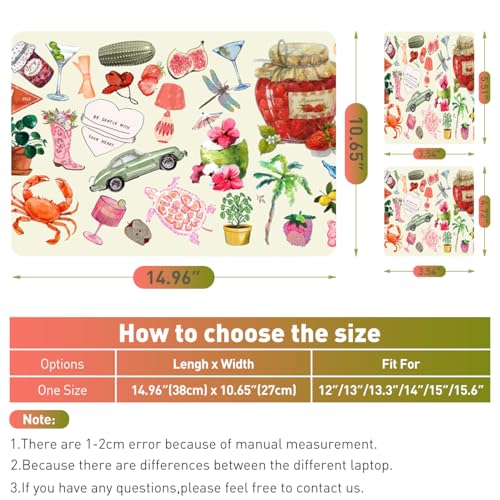 12 13 13.3 14 15.4 15.5 15.6 Inch Laptop Skin Decal, Sticker Skin Decals for Notebook Netbook PC, Universal Reusable Vinyl Laptop Cover Sticker Art Protector I Love Life Fashion Stickers - color: Love Life Fashion Stickers