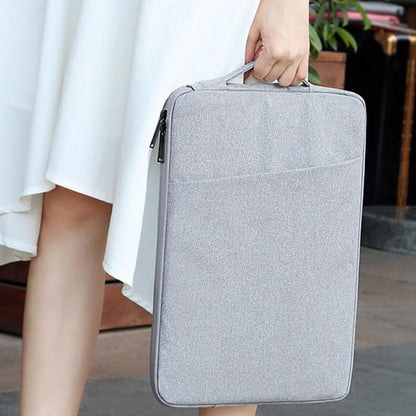15.6In Laptop Case Sleeve, Protective Cover Bag with Accessories Pocket for 15-16In HP Asus Dell Lenovo Notebook - color: Gray