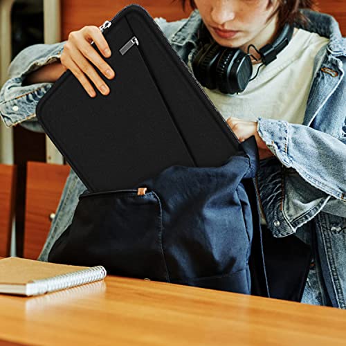 Laptop Sleeve Case 13.3 Inch, Durable 14 Inch Computer Protective Cover Bag | Laptop Case, Computer Sleeve Handbag with Front Pocket, Laptop Cover for 15-16 Inch HP, Dell, Lenovo, Asus, Notebook, Black - color: Black, size: 13.3 Inch