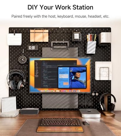 Large Portable Monitor 24 inch - 1080P FHD 100Hz Travel Monitor, 125% sRGB IPS Laptop Screen Extender, VESA Compatible, Height Adjustable Detachable Stand with USB-C HDMI for Work Gaming Office Home - size: 24 inch FHD