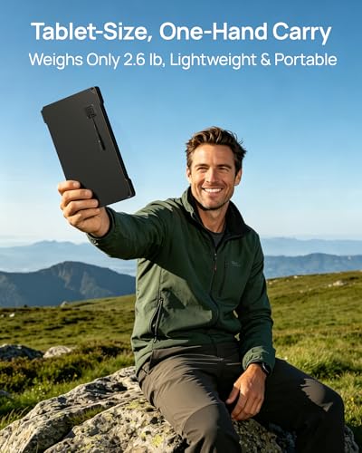 DARAN Portable Power Station, 288Wh LiFePO4 Battery, 350W (600W Peak) Power Bank with AC Outlet & 40W 12V DC5521 Foldable Solar Panel