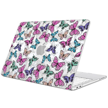 Fintie Case for MacBook Neo 13 Inch A3404 2026, Colorful Butterfly | Snap-On Hard Shell Cover, Ultra-Thin, Slim Fit, Lightweight - color: Colorful Butterfly