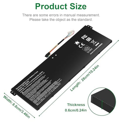 TREE.NB AP18C8K Laptop Battery Compatible with Acer Aspire 5 A514-52 A514-54 7 A715-42G Swift 3 SF314-42 SF314-57 SF314-57G SF314-58 SF314-59 Chromebook CB315-3H 314-C933 TravelMate P2 TMP215-52 - size: 10.24x3.46x0.24inch AP18C8K