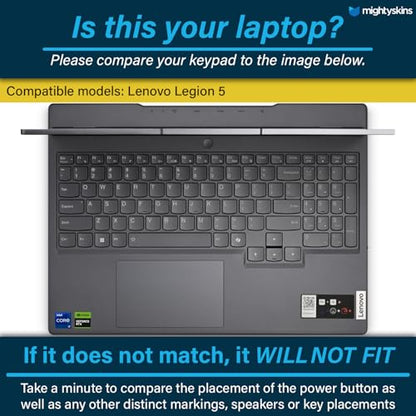 Glossy Glitter Laptop Skin Compatible with Lenovo Legion 5 Gaming Laptop (15IRX9) 2024 - Hibiscus - Premium 3M Vinyl Protective Wrap Decal Cover - Easy to Apply | Crafted in the USA - color: Hibiscus, size: Legion 5 Gaming (15IRX9) 2024 Full Cover Skin, s