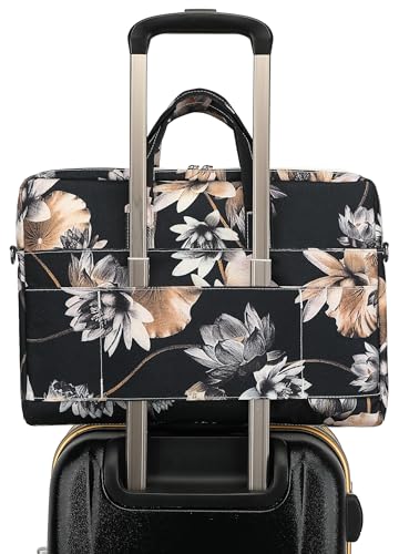 DACHEE Laptop Shoulder Bag for 15 Inch/15.6 Inch Macbook Pro - color: New Lotus Bag