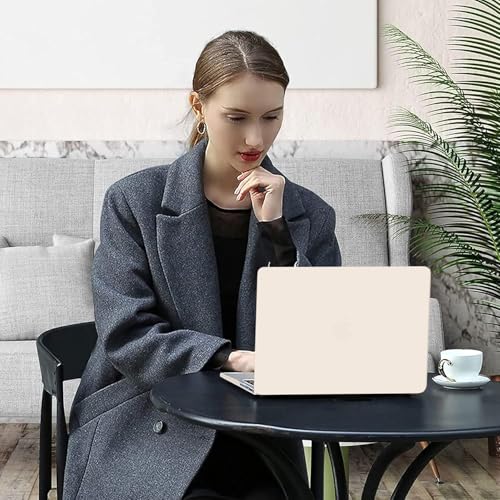 MOSISO Compatible with MacBook Pro 16 inch Case M5 M4 M3 M2 M1 2026-2021 | A3429 A3428 A3403 A3186 A2991 A2780 A2485, Protective Hard Shell Case&Keyboard Cover&Screen Film&Pouch, Beige - color: Beige