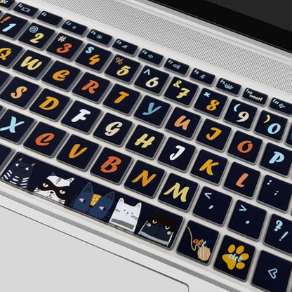 Keyboard Cover for 15.6" HP ProBook 450 G8 G9 G10 / ProBook 455 G8 G9 G10 /ProBook 650 G8/HP Zbook Power G8 G9, Cute Keyboard Skin, Cat - color: Cat