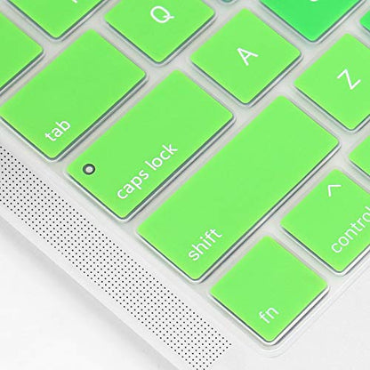 ProElife Keyboard Cover Skin for 2020 MacBook Air 13 Inch (Model: A2337 with Apple M1 Chip and A2179, U.S Layout) with Touch ID Keyboard Accessories Protector (Rainbow) | Rainbow, U.S. Layout, Non-interference Design for ID Key, Dust-Proof, Silicone Prote