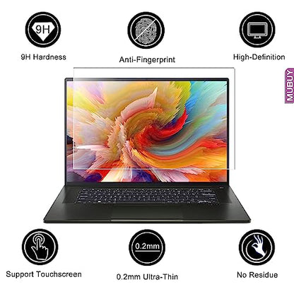 11.6" Laptop Tempered Glass Screen Protector for HP/Dell/Sony/Samsung/Lenovo/Acer/MSI/LG/Razer Blade 11.6 inch Aspect Ratio 16:9 Laptop, 9H Hardness, Fingerprint Resistant(257x145mm/ W x H) - size: 11.6 inch 16:9