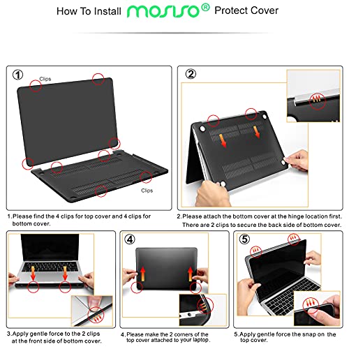 MOSISO Compatible with MacBook Pro 13 inch Case M2 M1, Deep Teal | Plastic Hard Shell Case Cover 2026-2016A2338 A2251 A2289 A2159 A1989 A1708 A1706 with/without Touch Bar - color: Deep Teal
