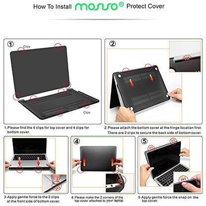 MOSISO Compatible with MacBook Pro 13 inch Case M2 M1, Deep Teal | Plastic Hard Shell Case Cover 2026-2016A2338 A2251 A2289 A2159 A1989 A1708 A1706 with/without Touch Bar - color: Deep Teal