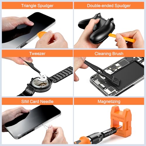 JOREST 117 in 1 Precision Screwdriver Set, Tool Gifts for Men, Mini Repair Tool Kit with Torx Triwing Bits, Repair for Computer, Macbook, Laptop, PC, RC, PS5, iphone, Electronics, XBOX, Glasses