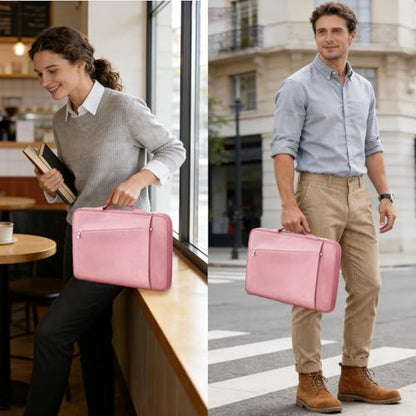 Ferkurn Laptop Case Sleeve for Men Women Chromebook Case Compatible with MacBook Air/Pro Lenovo Surface HP Dell ASUS Acer, 13.3 inch, Pink - color: Pink, size: 13.3 inch