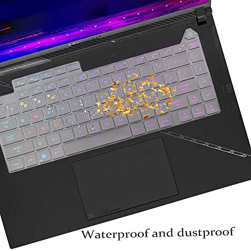 Keyboard Cover Skin for 2025 2024 16" ASUS ROG Strix G16 G615 G614 G615JMR G615LR G615LW G614JI G614JIR & ROG Strix Scar 16 G635 G634 G635LW G635LX G634JZR G634JYR Series-TPU