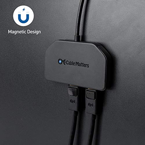 Cable Matters Windows Only Triple Monitor USB C Hub, 3X DisplayPort | 100W Charging, 8K@30Hz / 4K@120Hz HDR, Thunderbolt 4/USB4 Compatible, for Surface Pro/XPS