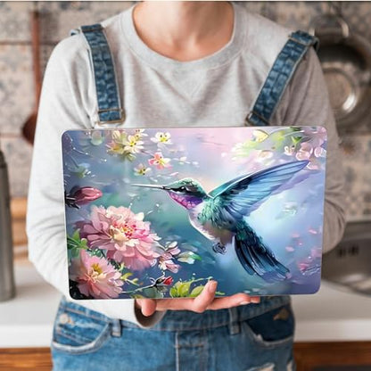 Universal Laptop Skin Sticker with 2 Wrist Pad Skins, Waterproof Scratch Resistant Vinyl Laptop Cover Decal, Cut to Fit for 11–15.6 Inch MacBook HP Dell Lenovo, Hummingbird Flowers - color: Hummingbird Flowers