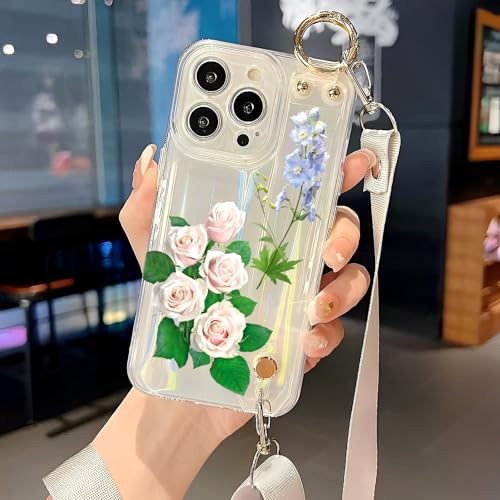 50pcs Fresh and Gentle Spring Flowers Stickers，Transparent Stickers for Scrapbook Supplies Cards Making Books Postcards Water Bottles Laptops Computer DIY, etc(colourful-B16) - color: Colourful-b16