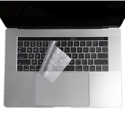 Se7enline Compatible with MacBook Pro Case 13 inch A1706/1989/A2159 Touch Bar 2019/2018/2017/2016 Glitter Bling Shining Hard Cover with Sleeve Bag&Keyboard Skin&Screen Protector&Dust Plug,Transparent - color: Glitter Transparent, size: 13 inch (2016-2019