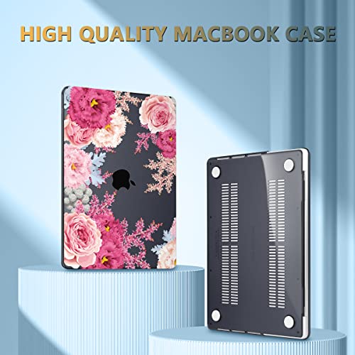 CISSOOK Compatible with MacBook Pro 14 inch Case 2026-2021 M5 M4 M3 M2 M1 | A3434 A3427 A3426 A3112 A3185 A3401 A2918 A2992 A2779, 5in1 Kit Hard Shell Case, Scratch Resistant, Gorgeous Flowers﻿ - color: 14inch-Gorgeous Flowers