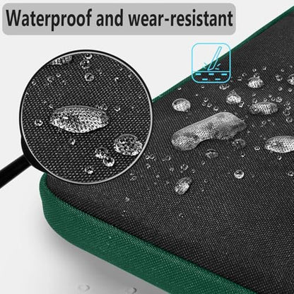 Hseok Laptop Shoulder Bag 15 15.6 16 Inch Briefcase,Compatible MacBook Pro/Neo 16",MacBook Air/Pro 15,XPS 15/16 and most 15.6-16 and Most 15-16 Notebooks,Spill-Resistant Handbag,Black Green - color: Black Green, size: 15-16 inch